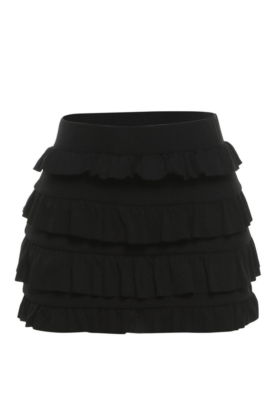 Pleated Cake High Waist Bag Hip Skirt