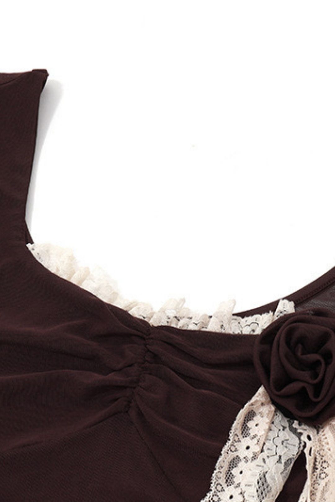 Sexy Fungus Edge Stitching Temperament Mesh Vest