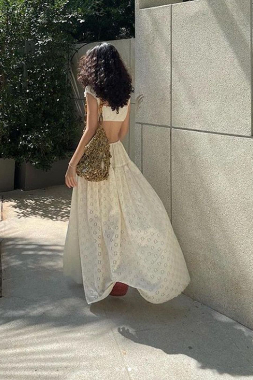 Short Slim Waist-baring Suspender Top Beach Resort Style Skirt Suit