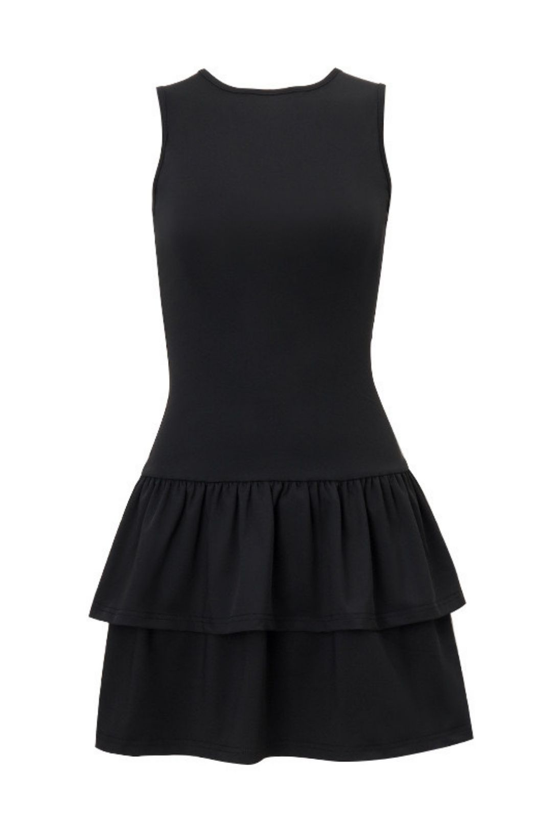 Hot Girl Hollow Strap Round Neck Slim Skirt