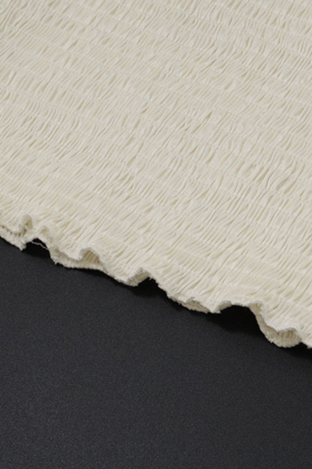 Pure Desire French Style Off-shoulder Ruffled Trumpet Sleeve Dress