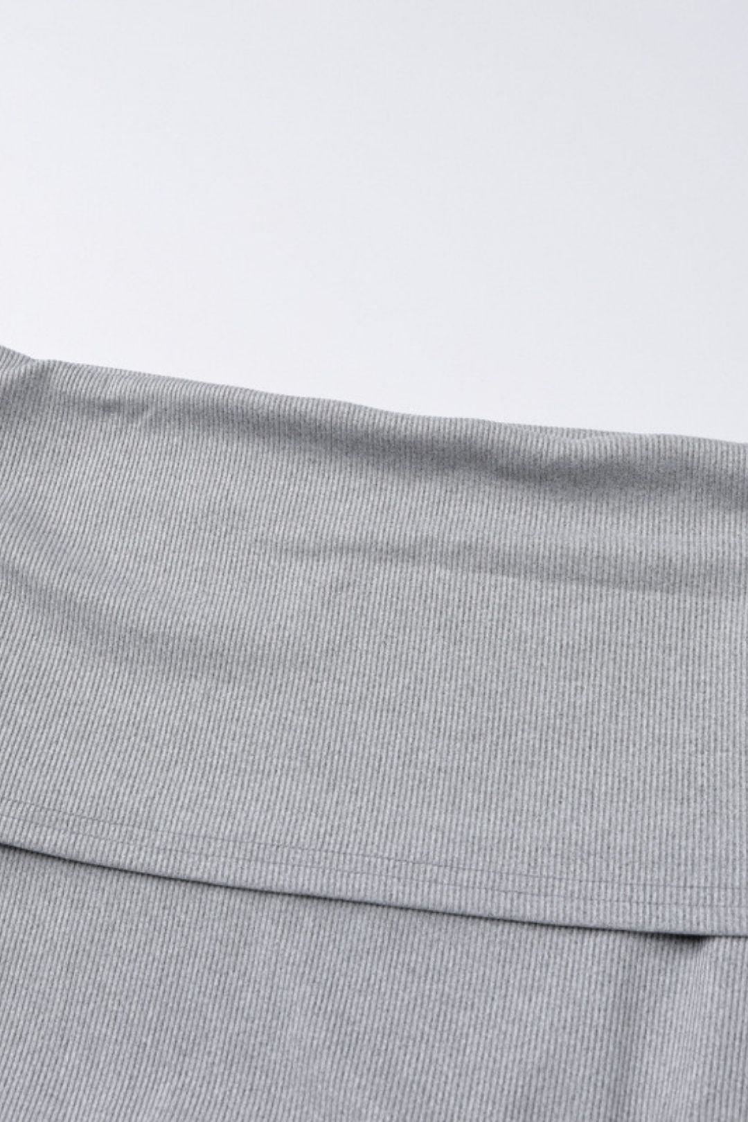 Sexy Tube Top One-shoulder Trumpet Sleeves Drawstring Sexy Slit Dress