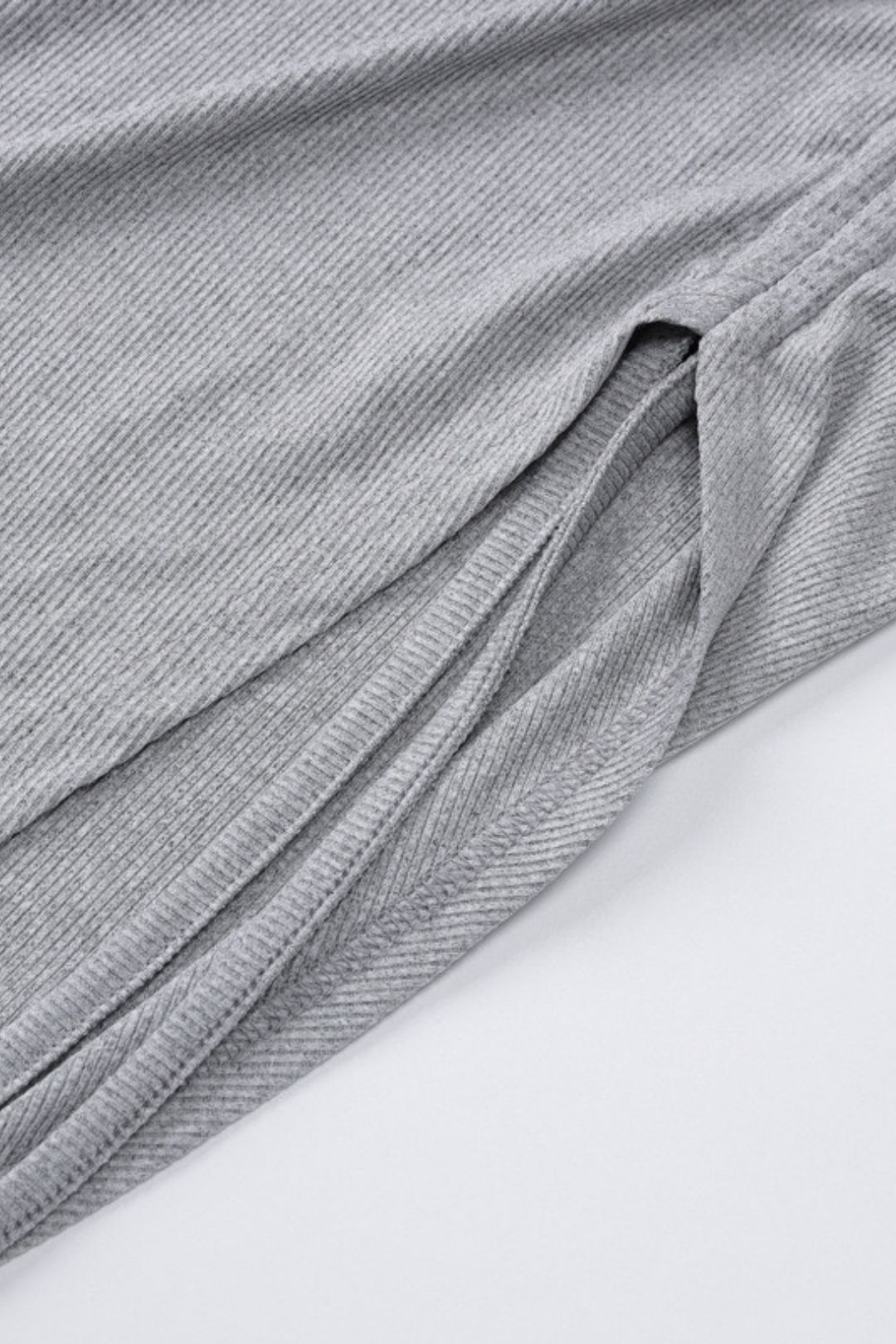 Sexy Tube Top One-shoulder Trumpet Sleeves Drawstring Sexy Slit Dress