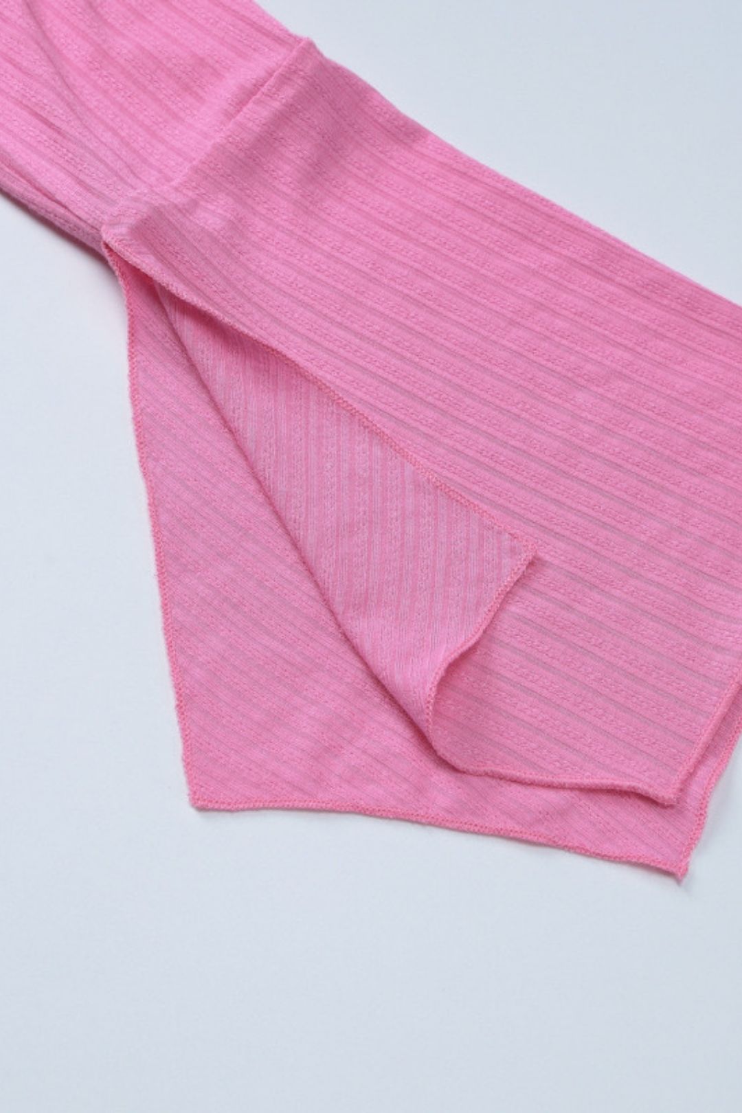 Ruffled Slit Long-sleeved Tops Sexy Ultra-short Hip-hugging Skirt Suit