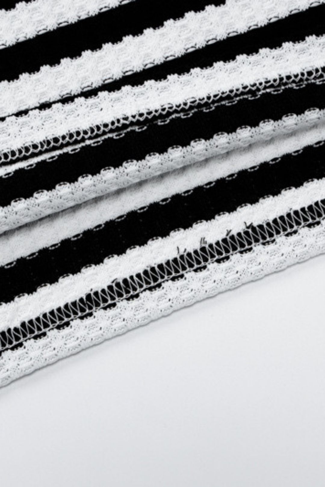 Sexy Halter Neck, Backless, Chest-wrapped, Fashionable Striped Hip-hugging Short Skirt Suit