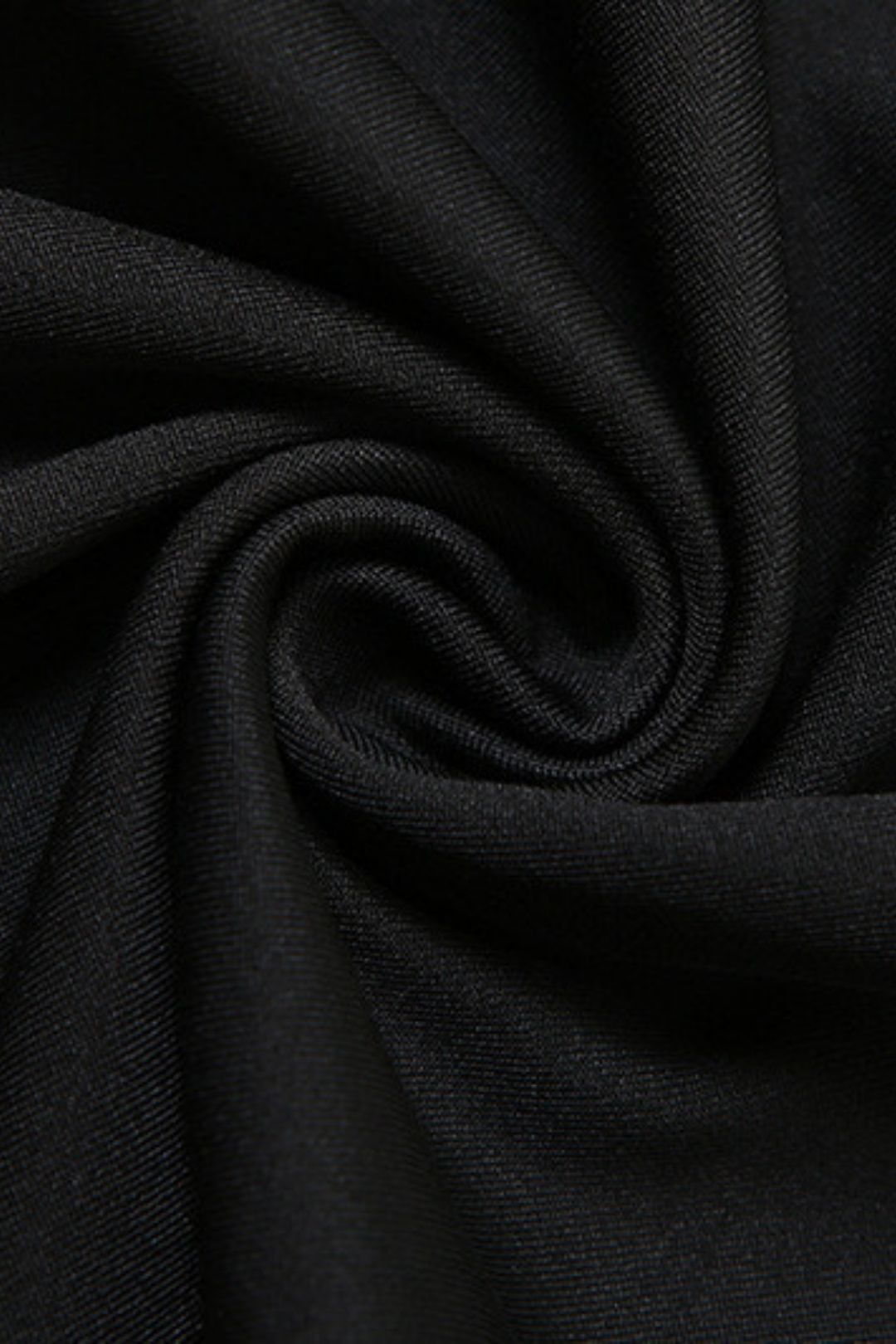 Irregular Long U-neck High Slit Solid Color T-shirt Vest