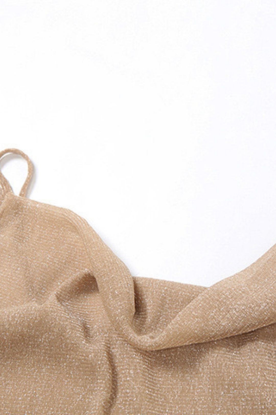 V-neck Backless Camisole Sexy See-through Slit Strap Skirt Suit