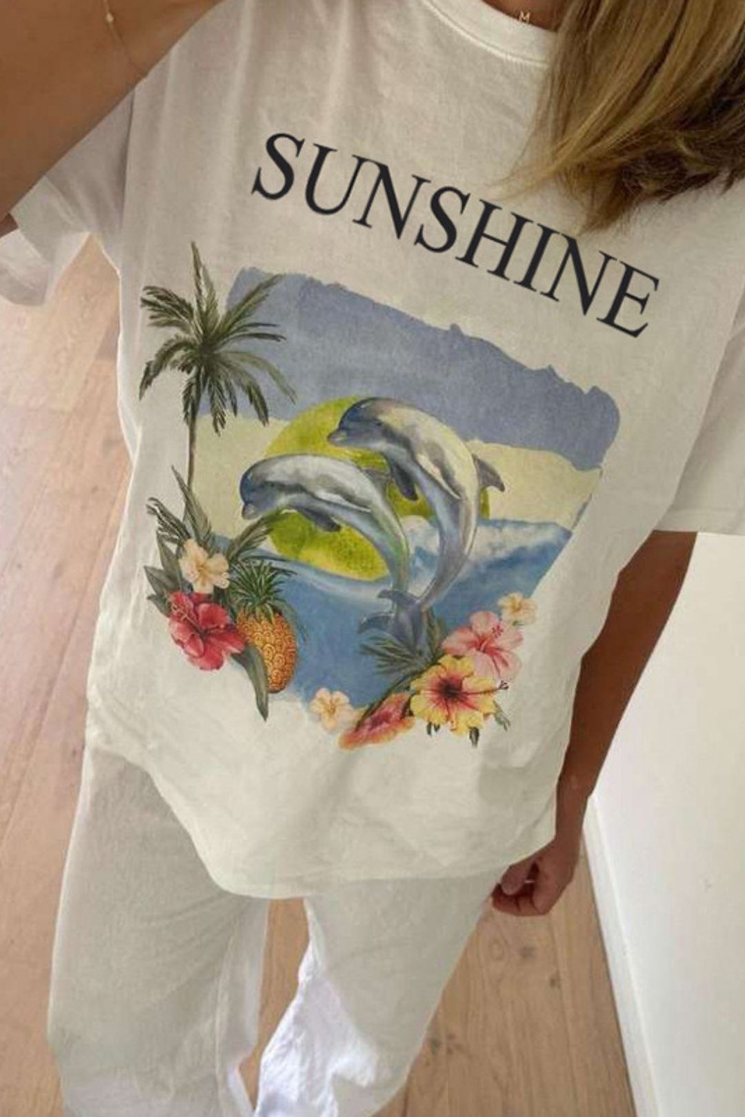 Casual Round Neck Loose And Comfortable Short-sleeved T-shirt