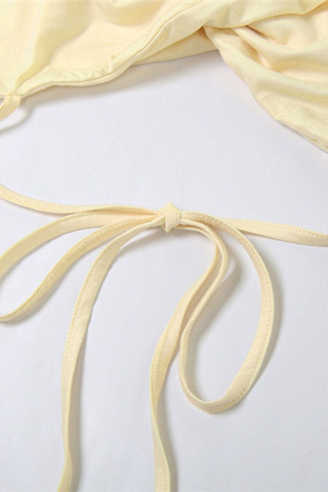 Sexy Strappy Tube Top Solid Color Sleeves High Slit Skirt Three-piece Set