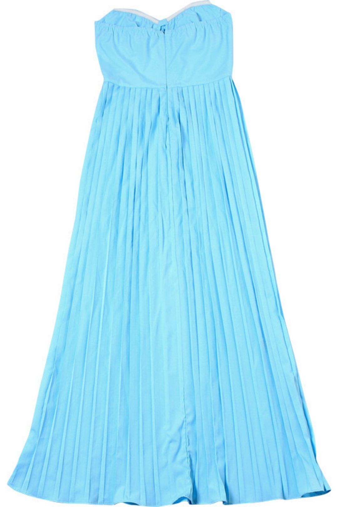 V-neck Pleated Dress Tube Top Long Skirt Slim Backless Dress