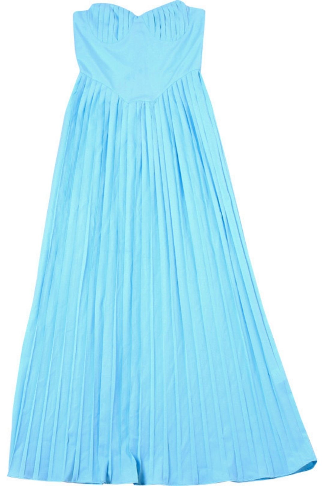 V-neck Pleated Dress Tube Top Long Skirt Slim Backless Dress