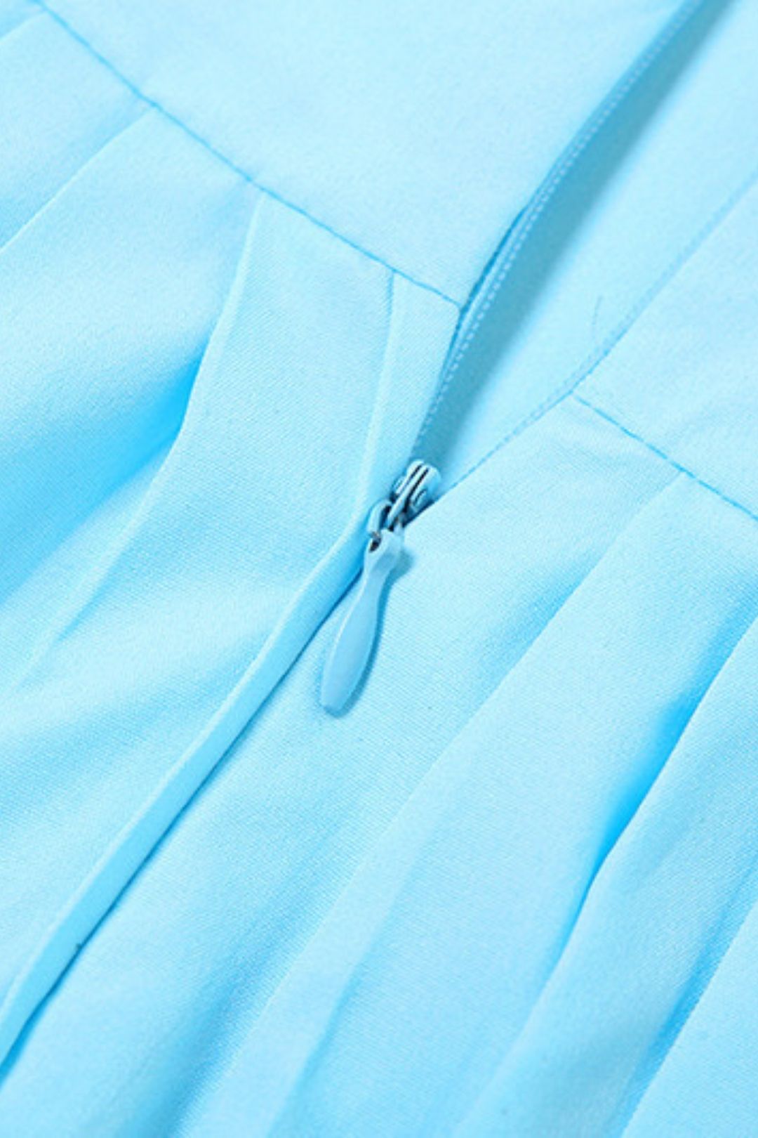 V-neck Pleated Dress Tube Top Long Skirt Slim Backless Dress