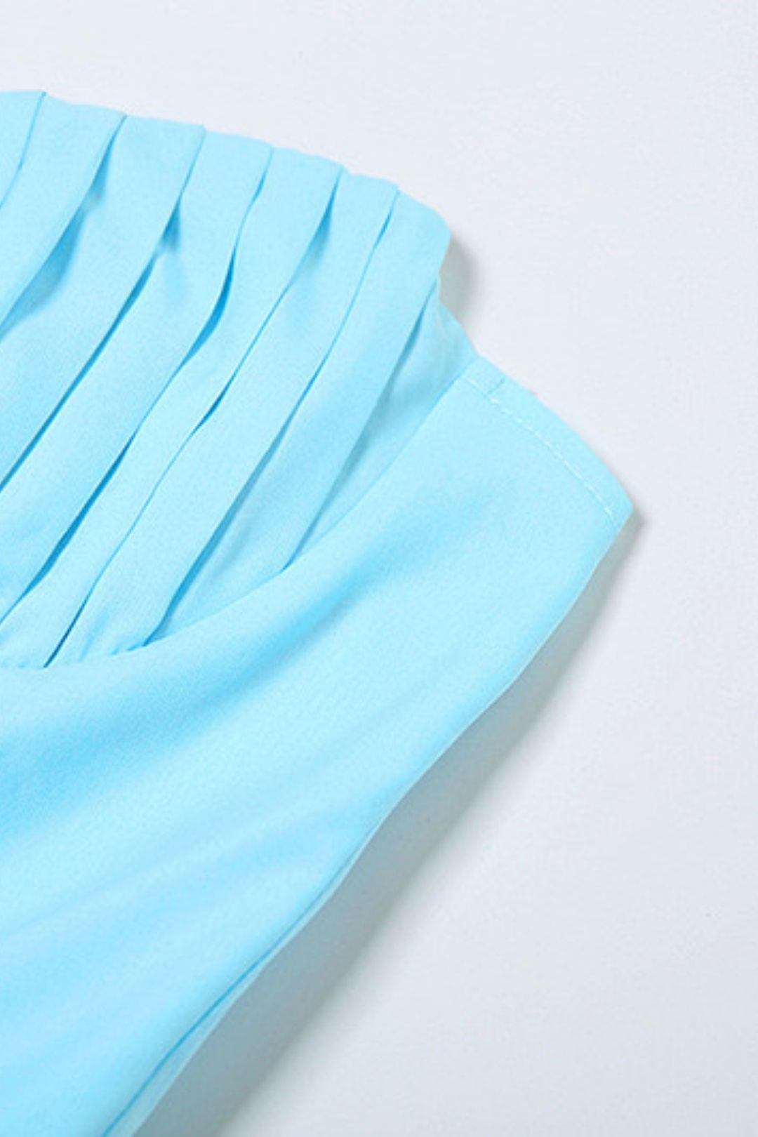 V-neck Pleated Dress Tube Top Long Skirt Slim Backless Dress