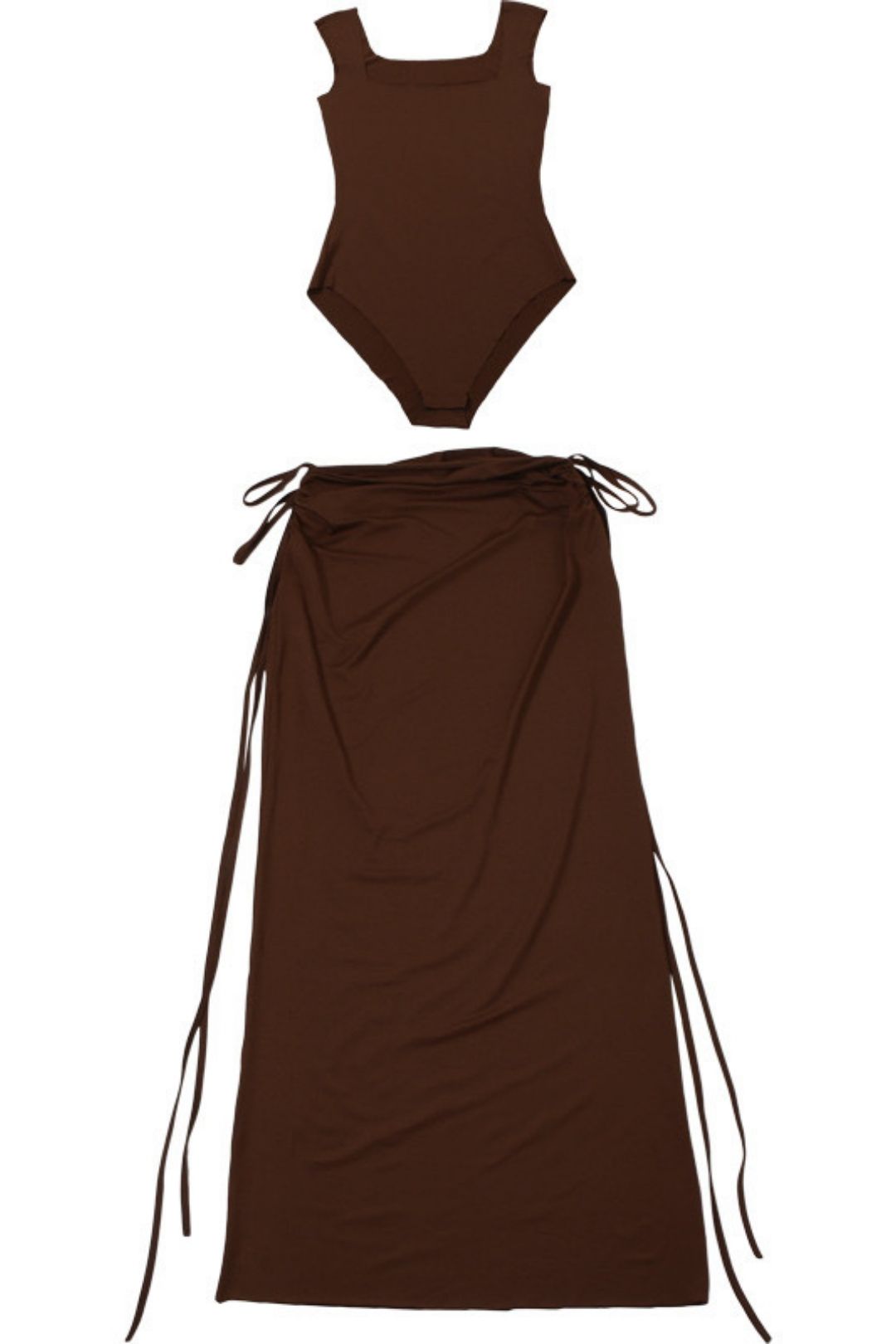 One-piece Collar Slim Jumpsuit Strappy Hip Skirt Suit