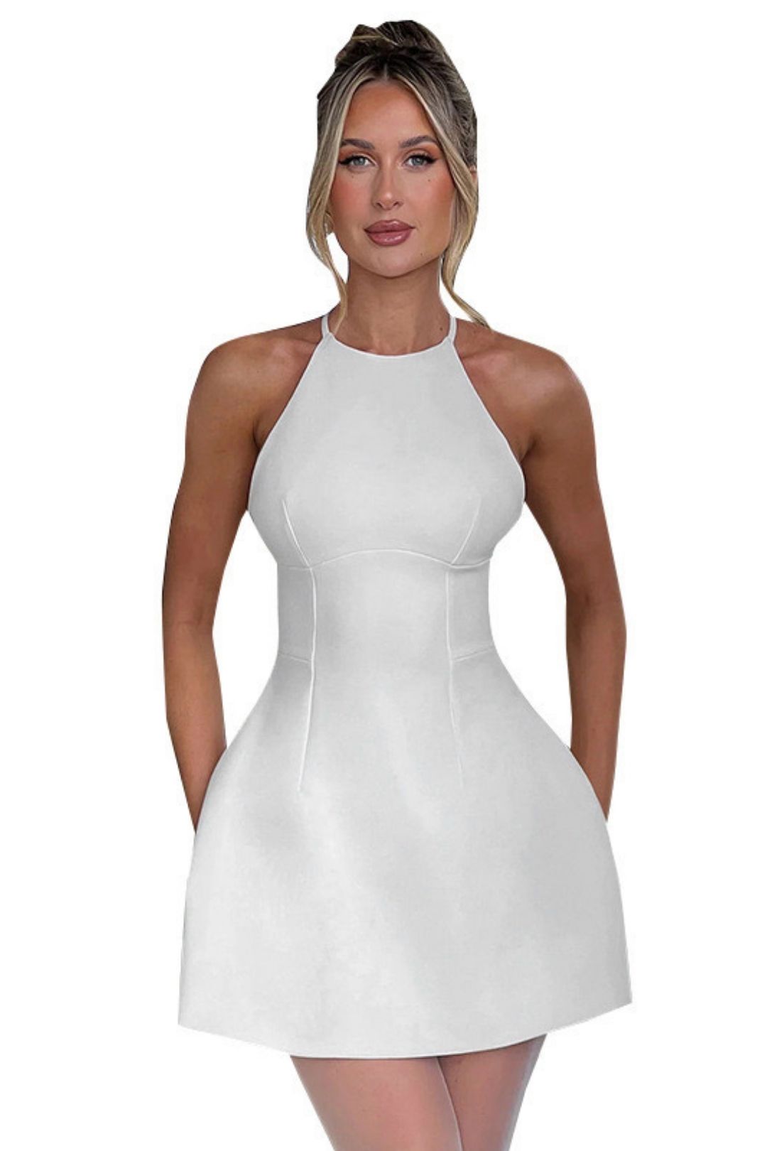 Sexy Hip-covering Skirt European And American Sleeveless Dress Pure Lust Style