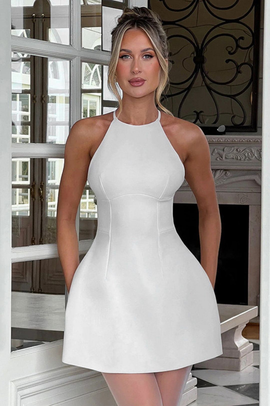 Sexy Hip-covering Skirt European And American Sleeveless Dress Pure Lust Style