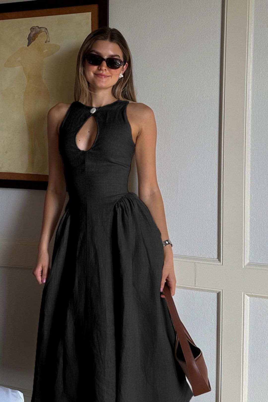 Sexy Hollow A-swing Dress