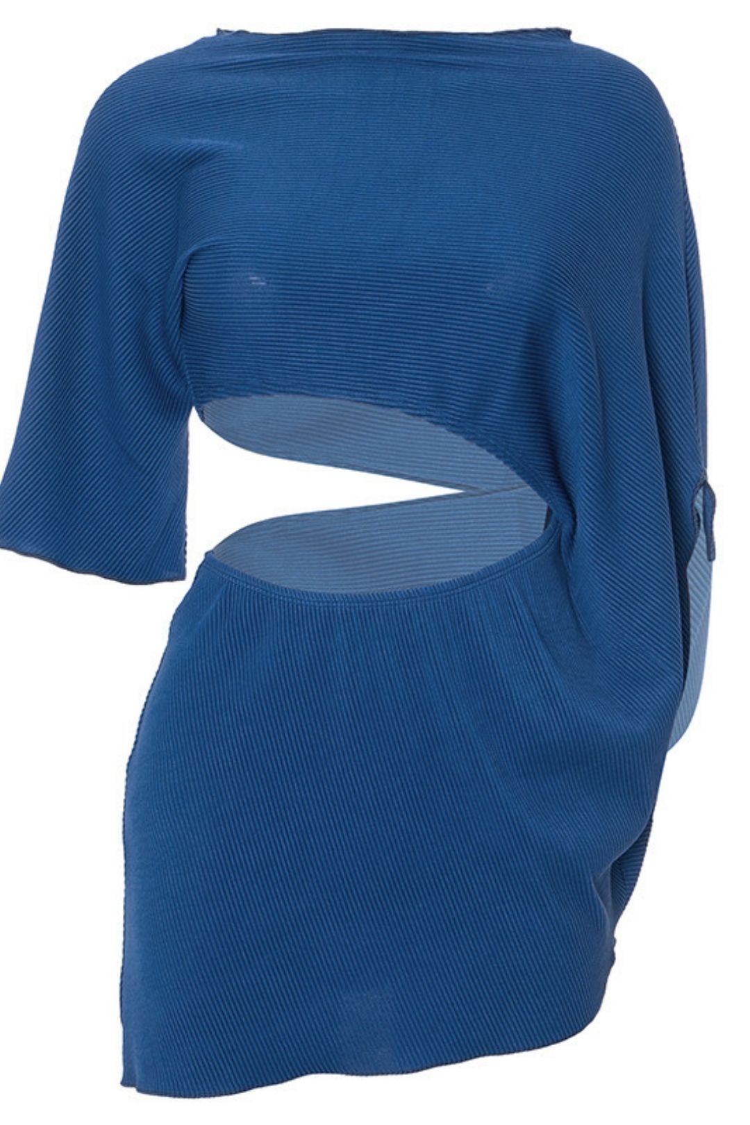 Casual Hollow Loose Slimming Clothes Pleated Design Niche Dress