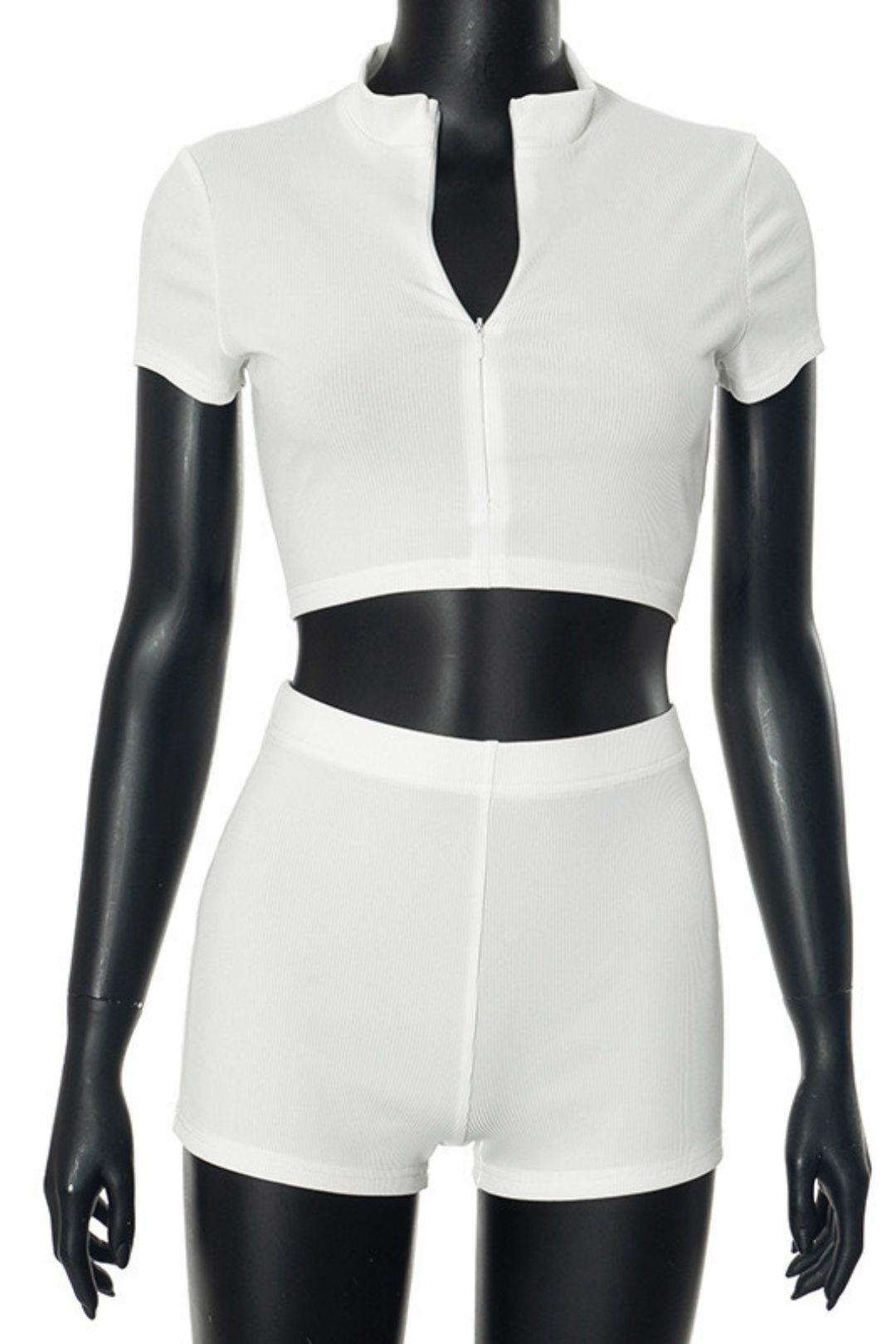 Summer Running Sports Short Vest Top Two-piece Set