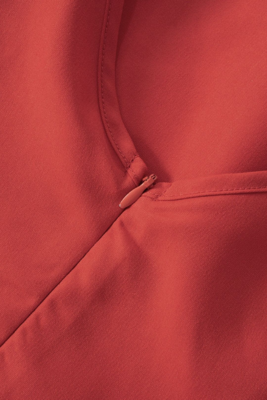 Temperament One-line Collar Waist Slimming Dress Women's 2024 New Woven Simple Long Skirt