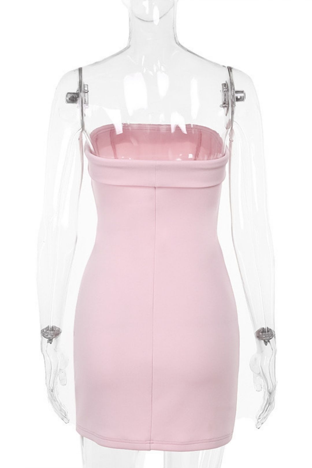 Tube Top Waist Slim Fit Hip-hugging Short Skirt 2024 European And American Professional Style Dress