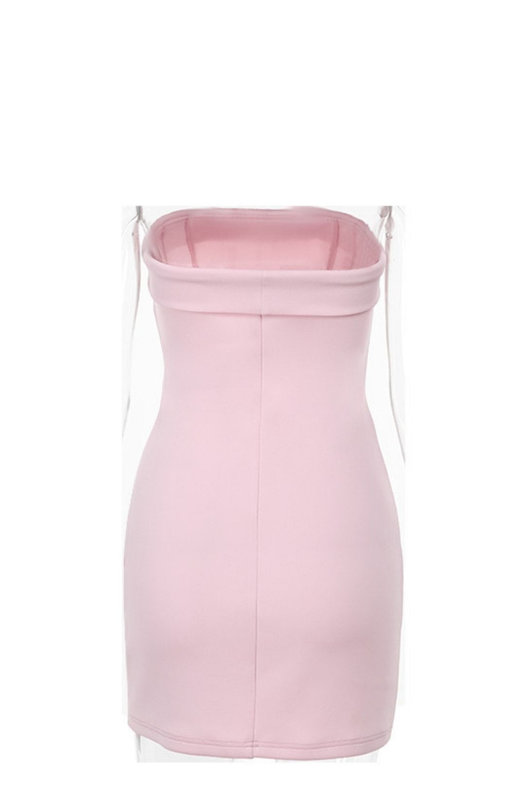 Style Elegant Slim Long Sleeve Square Neck Strap A-Pend Long Skirt