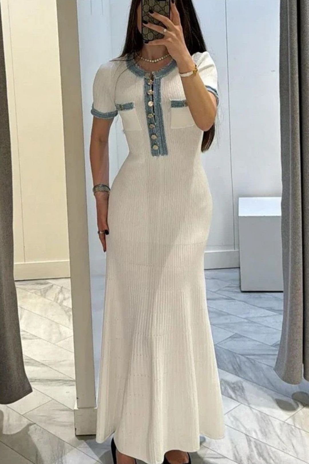 Hot-selling Wavy Edge Suspender Dress - Long-term Stocking, Rest Assured To Put It On The Shelves