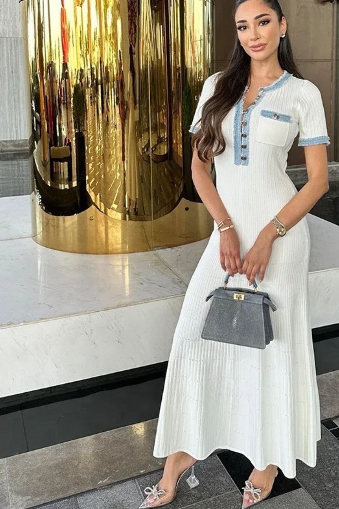 Hot-selling Wavy Edge Suspender Dress - Long-term Stocking, Rest Assured To Put It On The Shelves