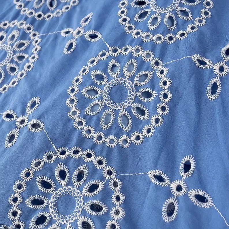 Hot-selling Heavy-duty Embroidered Layered Decorative Midi Dress