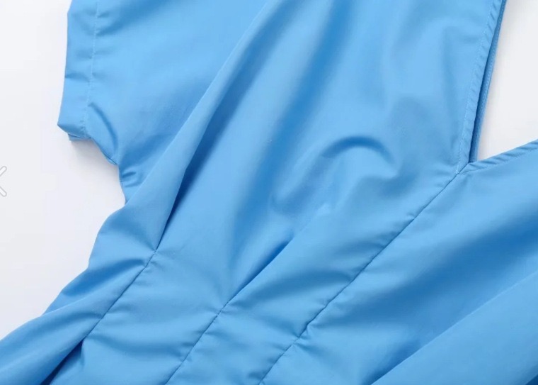 Hot-selling V-neck Waisted Bat-sleeve Dress