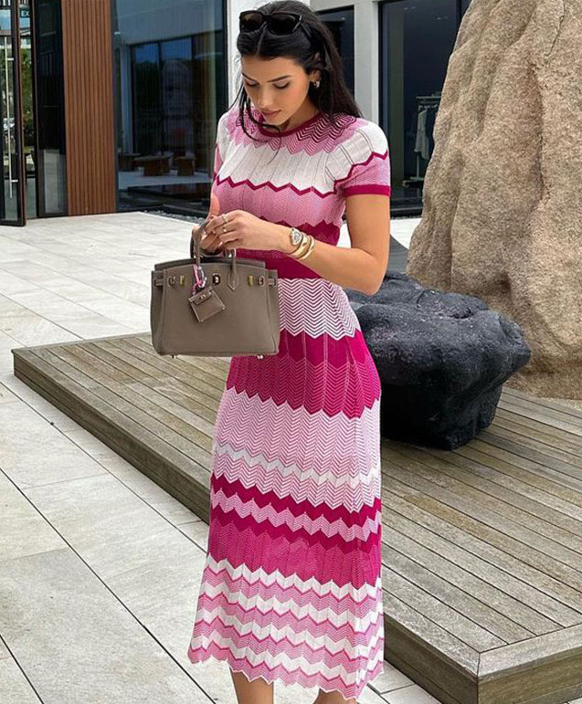 Hot Style Knitted Slim Long Skirt