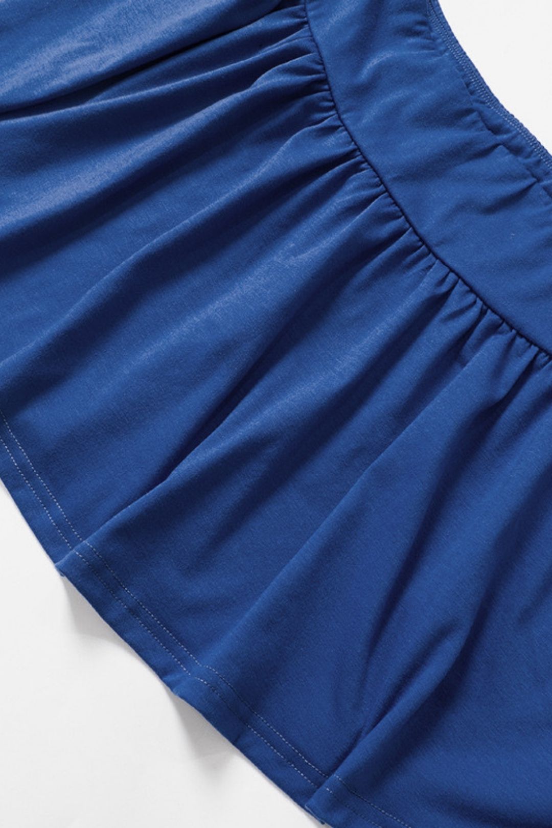 Style Halter Neck Tube Top Backless Pleated Ruffle Short Skirt Casual Suit