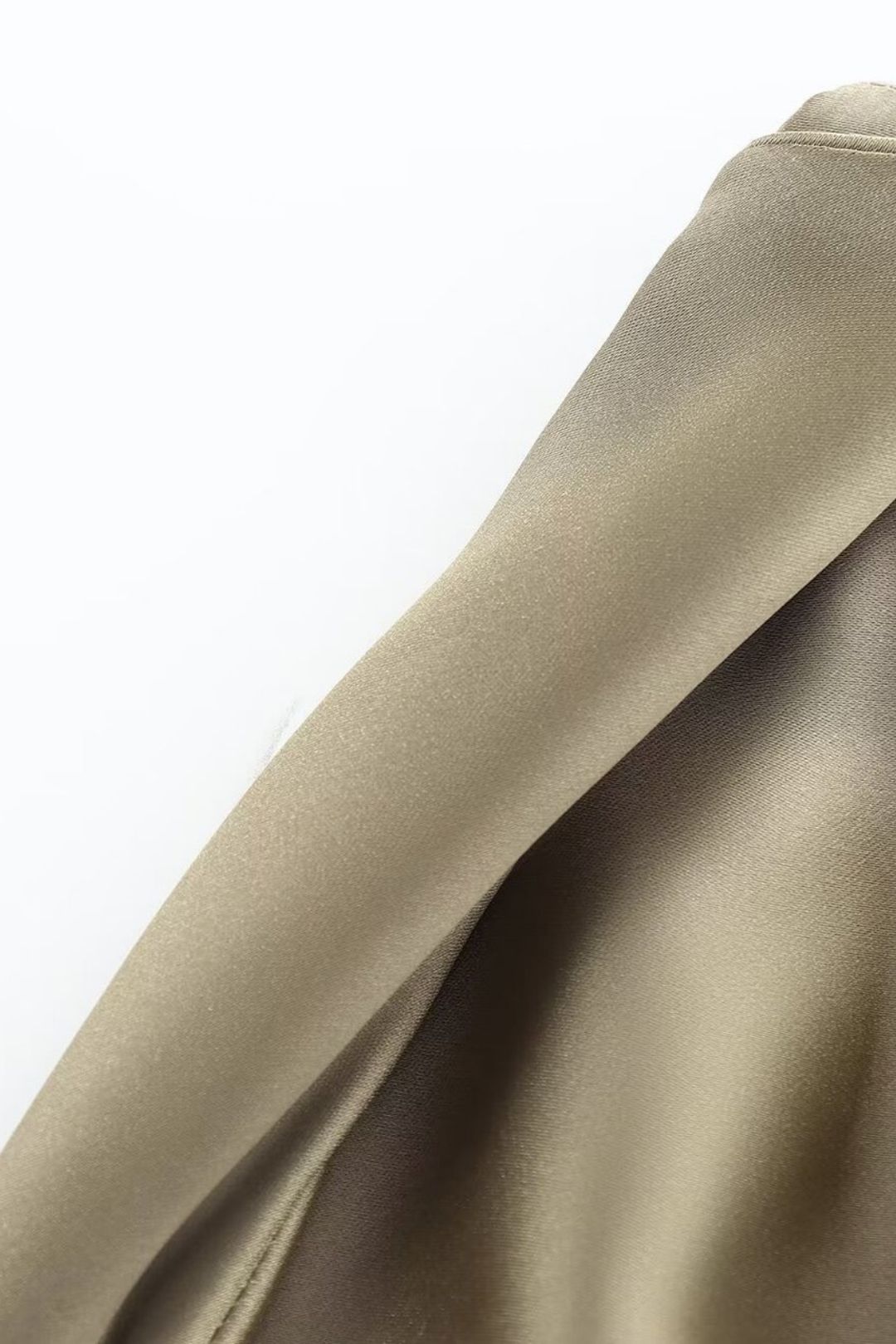 Silk Satin Texture Midi Sleeveless Slim Casual Dress