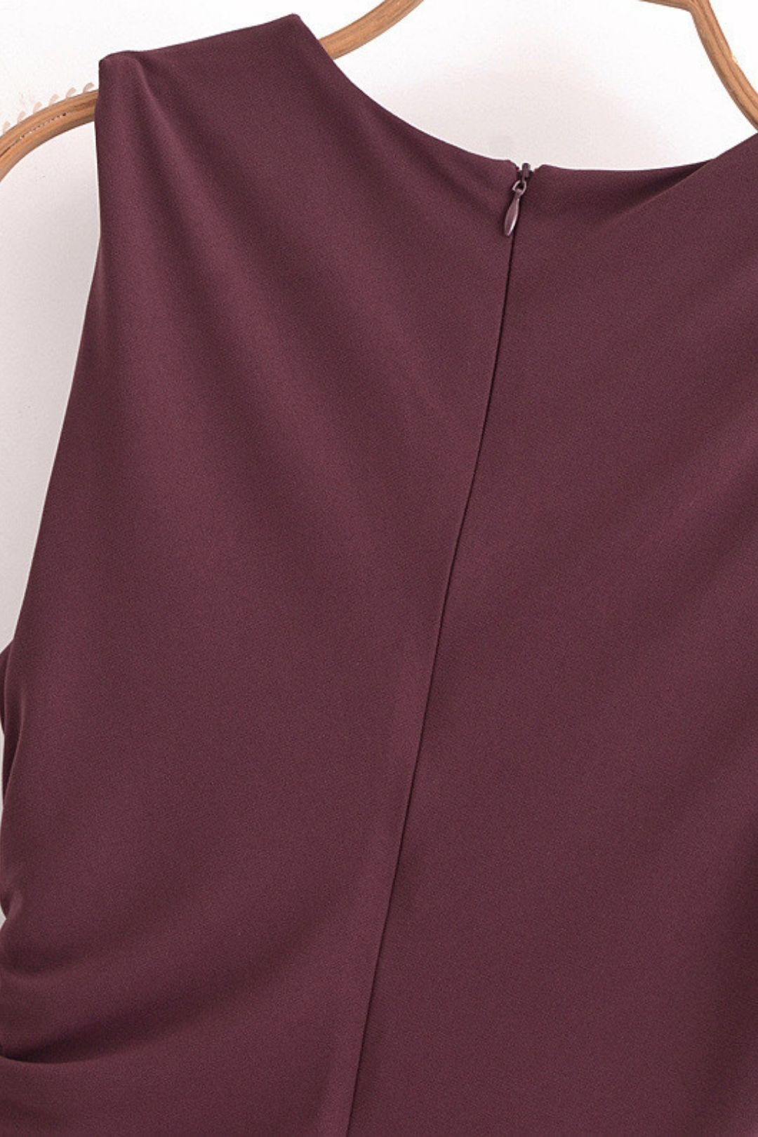 Pleated Decorative Underwear-style Slim Sling Dress