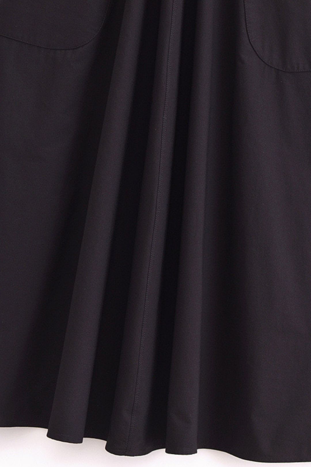 Fashion Pocket Stitching Midi Dress