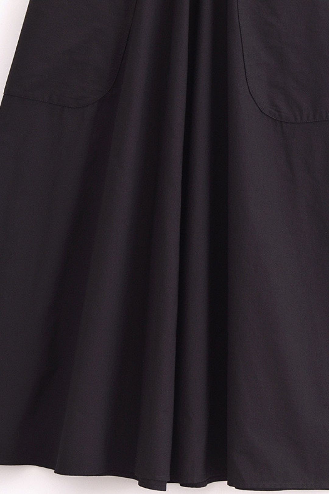 Fashion Pocket Stitching Midi Dress