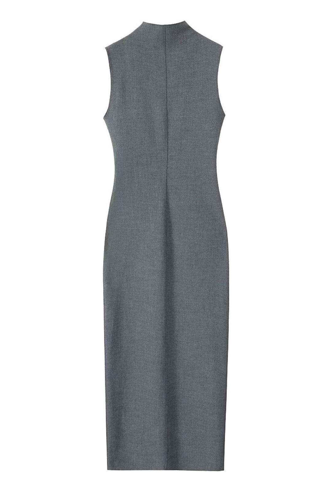 Stitching Decoration Slim Straight One-piece Long Skirt