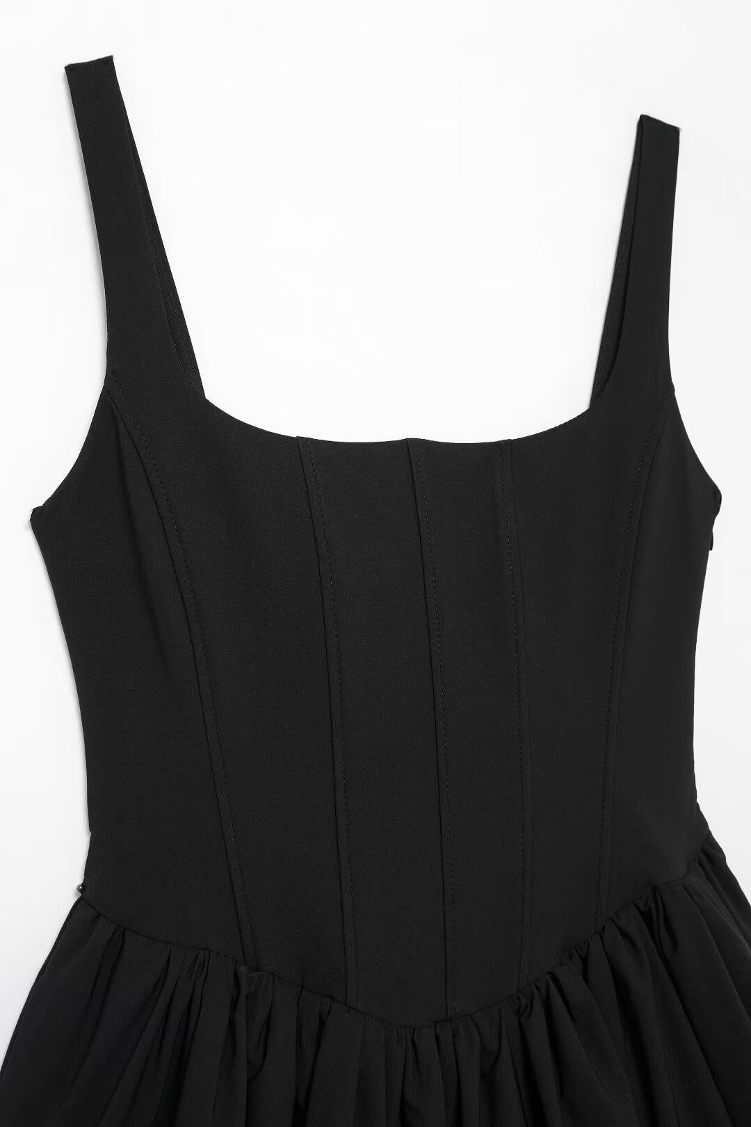 Solid Color Sleeveless Waist Sling Jumpsuit Short Skirt