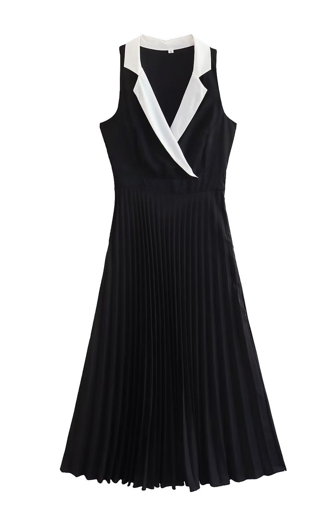 Waist Slimming Stitching Design Pleated Shirt-style Dress