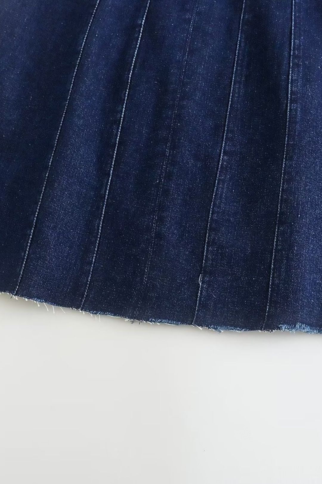 Strapless Denim Corset-style Short Dress