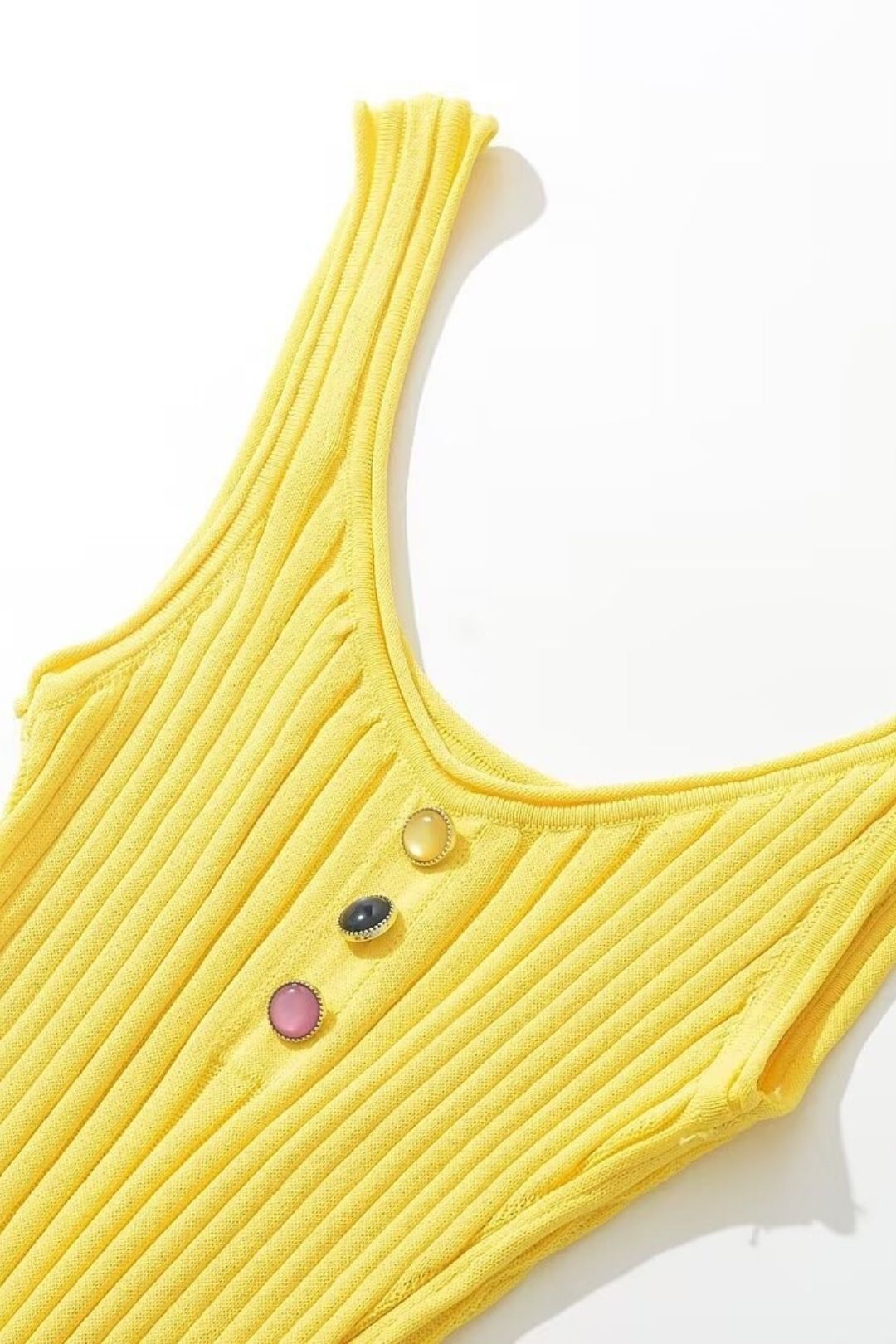 Short-sleeved Knitted Crimped High-elastic Smart Umbrella Sling Dress