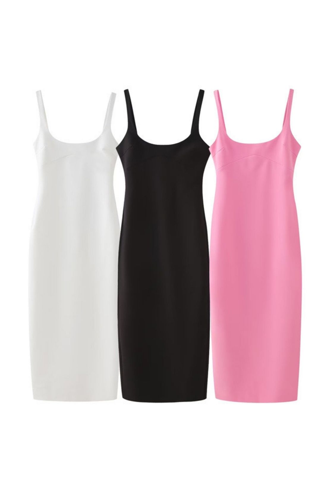 Slim Slimming Waist Long Slit Dress