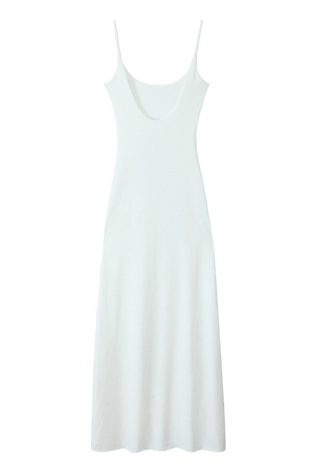 Solid Color Nylon Slim Casual Suspender Dress