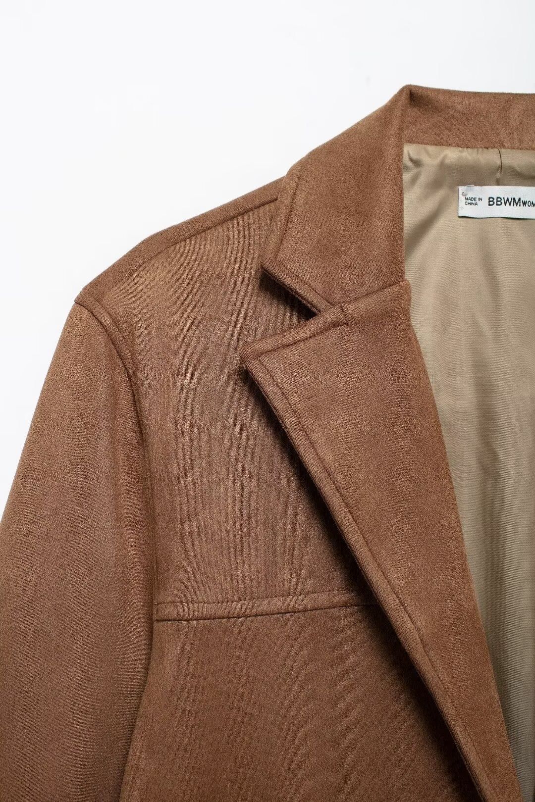 Niche Suede Leather All-match Suit Jacket Skirt