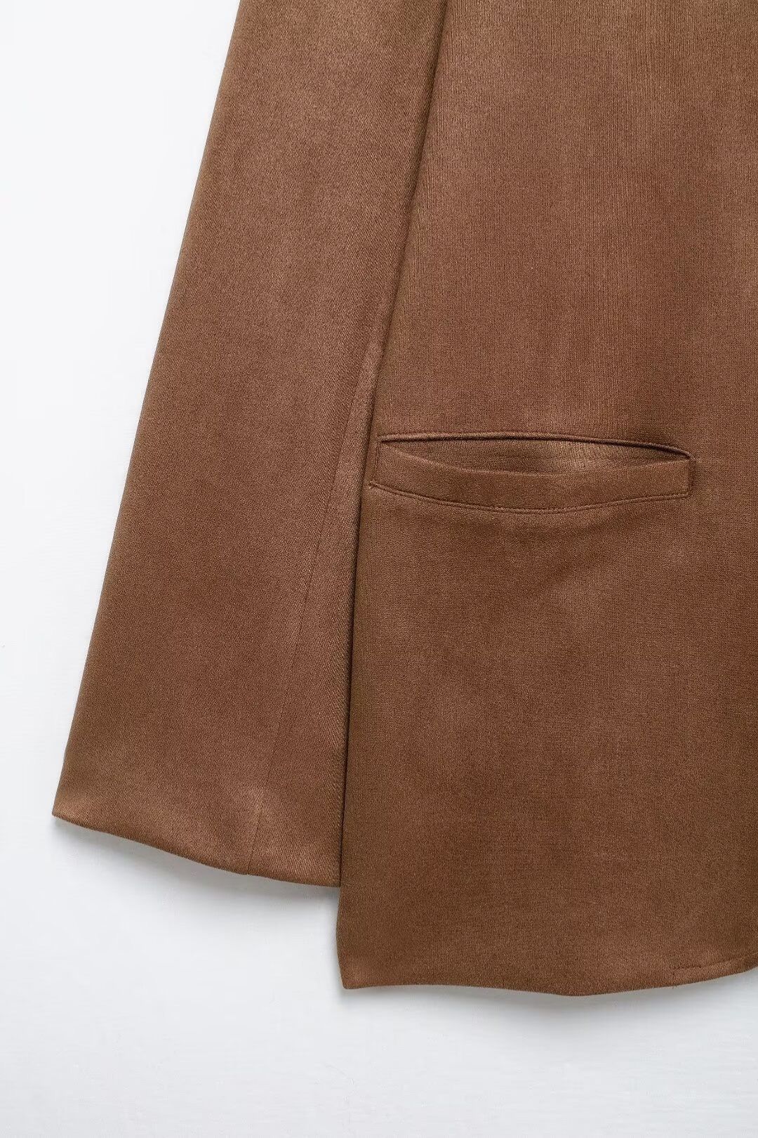 Niche Suede Leather All-match Suit Jacket Skirt