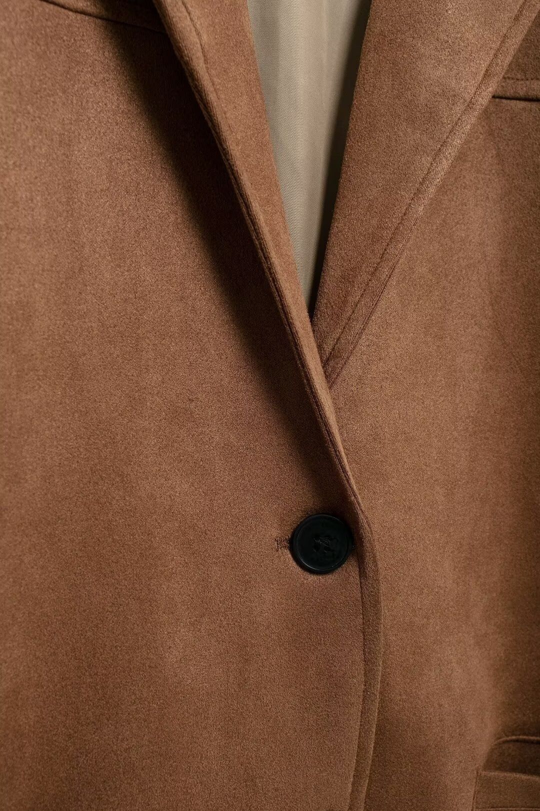 Niche Suede Leather All-match Suit Jacket Skirt