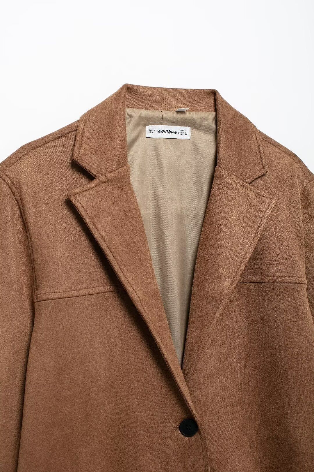 Niche Suede Leather All-match Suit Jacket Skirt