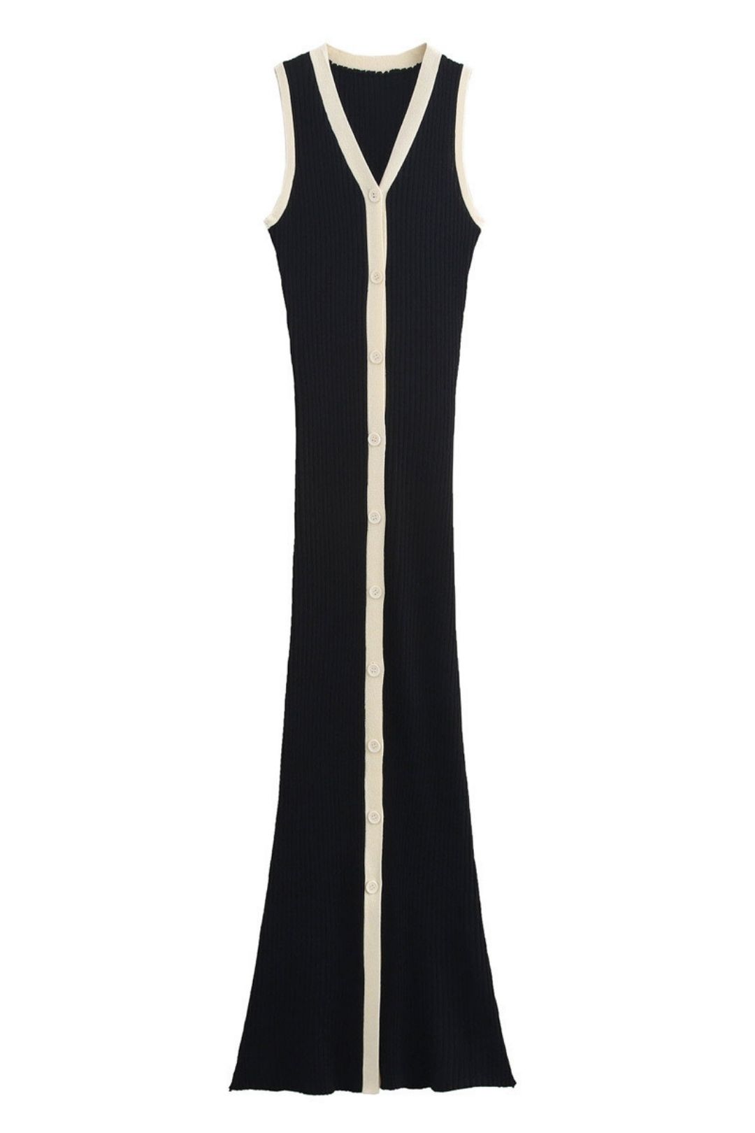 Style Thin-breasted Design Straight Knitted Dress