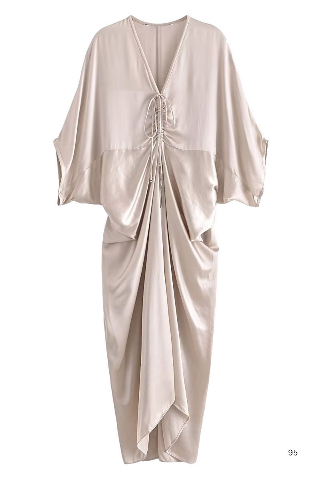 Silk Texture Gown Dress