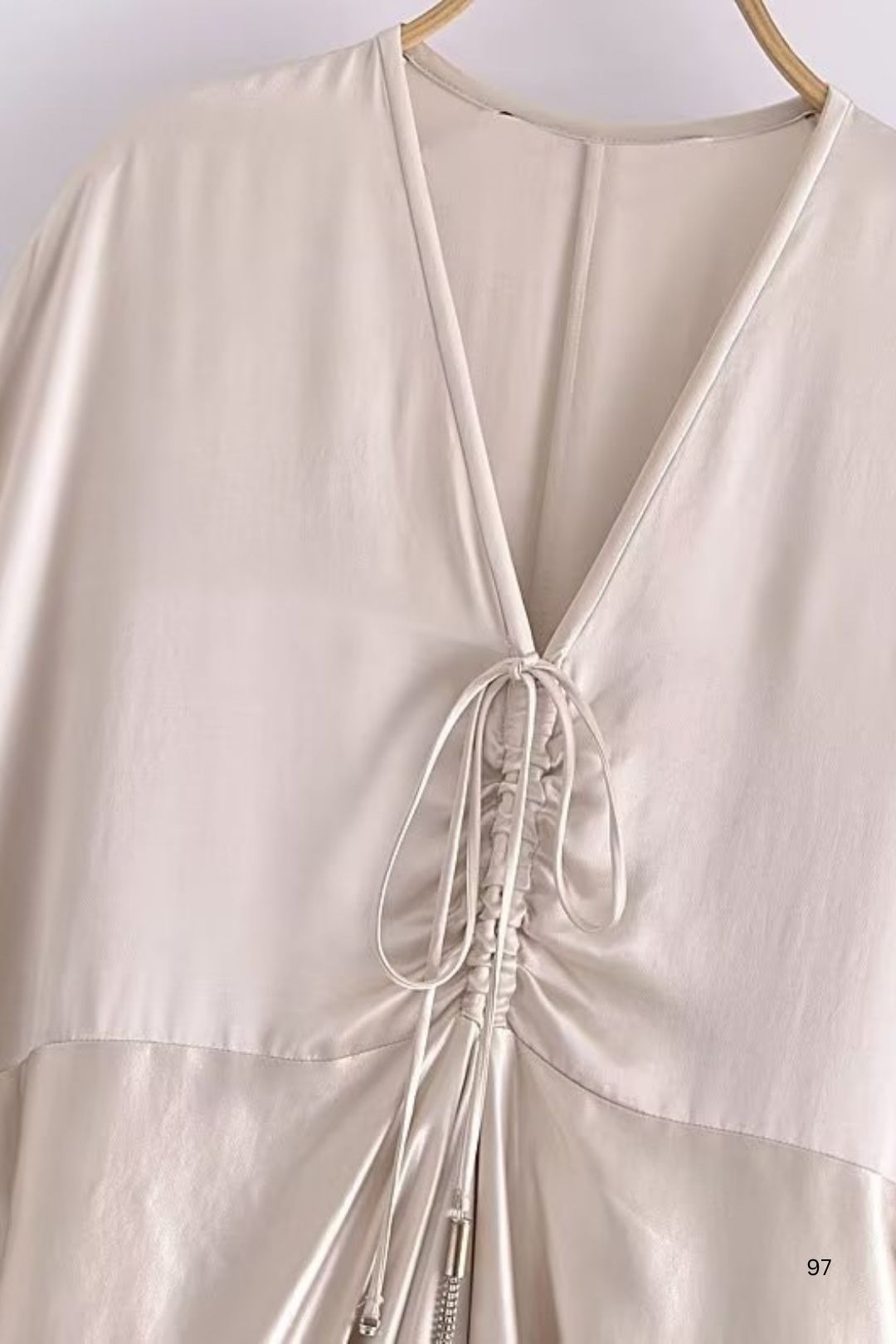 Silk Texture Gown Dress